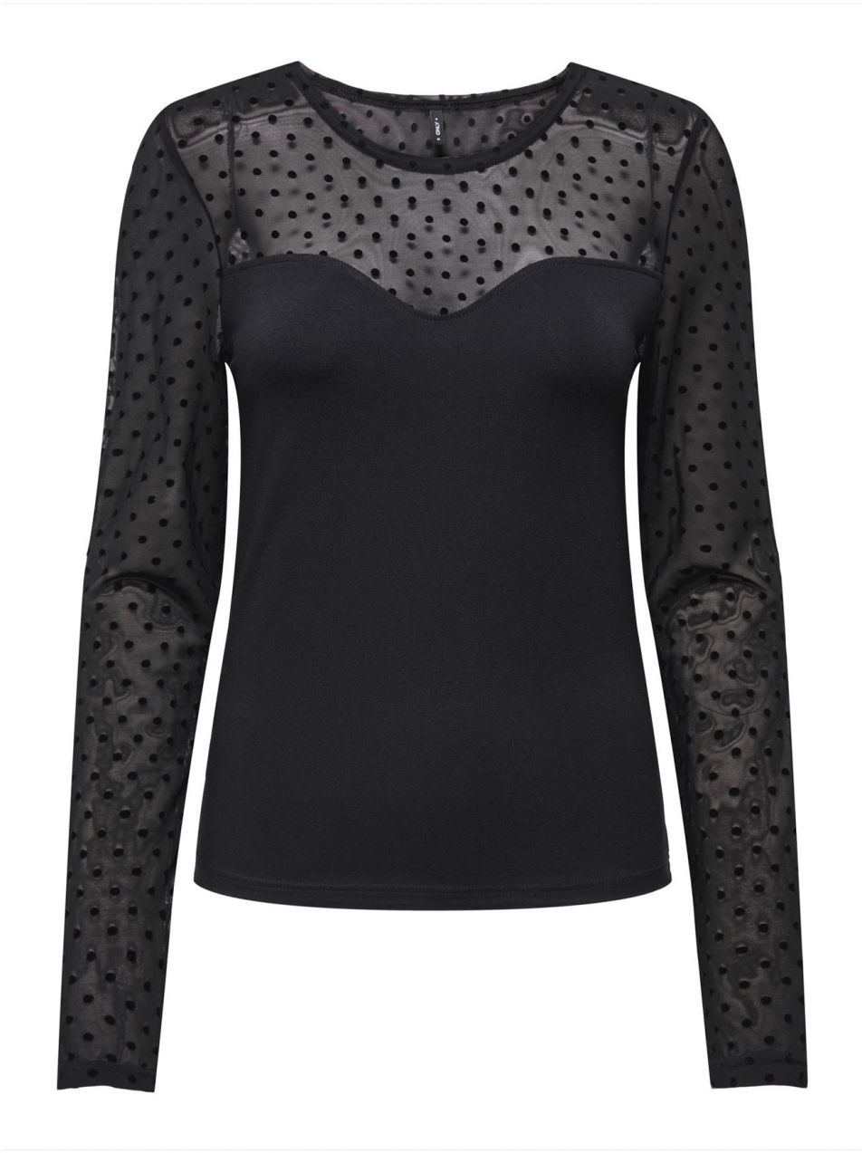 ONLY Tričko 'ONLSABINA'  čierna