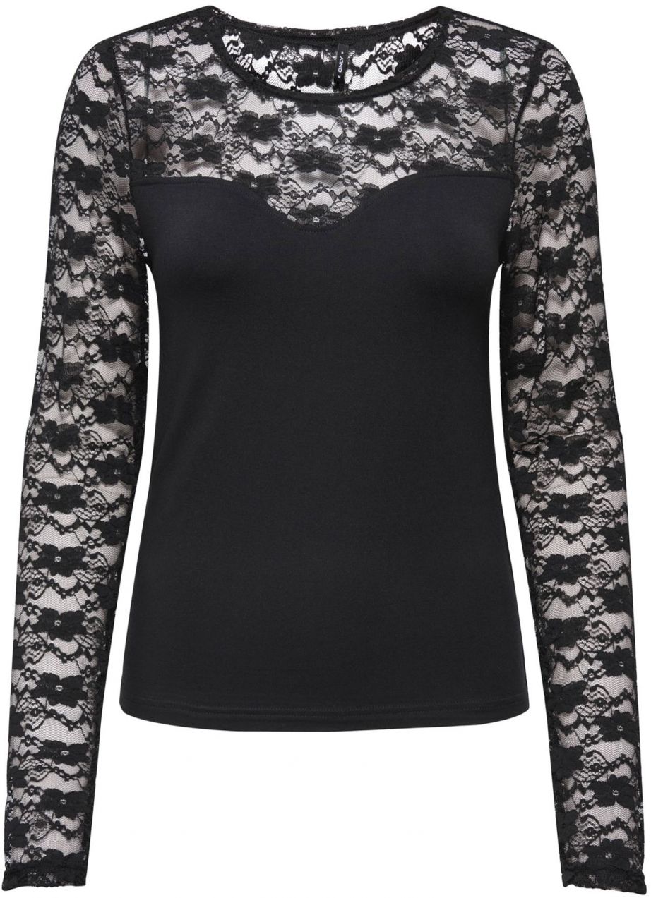 ONLY Tričko 'ONLSABINA'  čierna