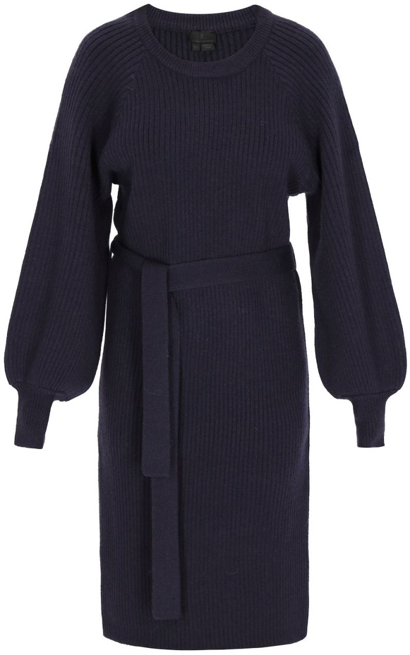 DreiMaster Klassik Pletené šaty  námornícka modrá