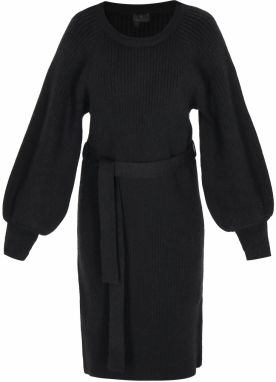 DreiMaster Klassik Pletené šaty  čierna