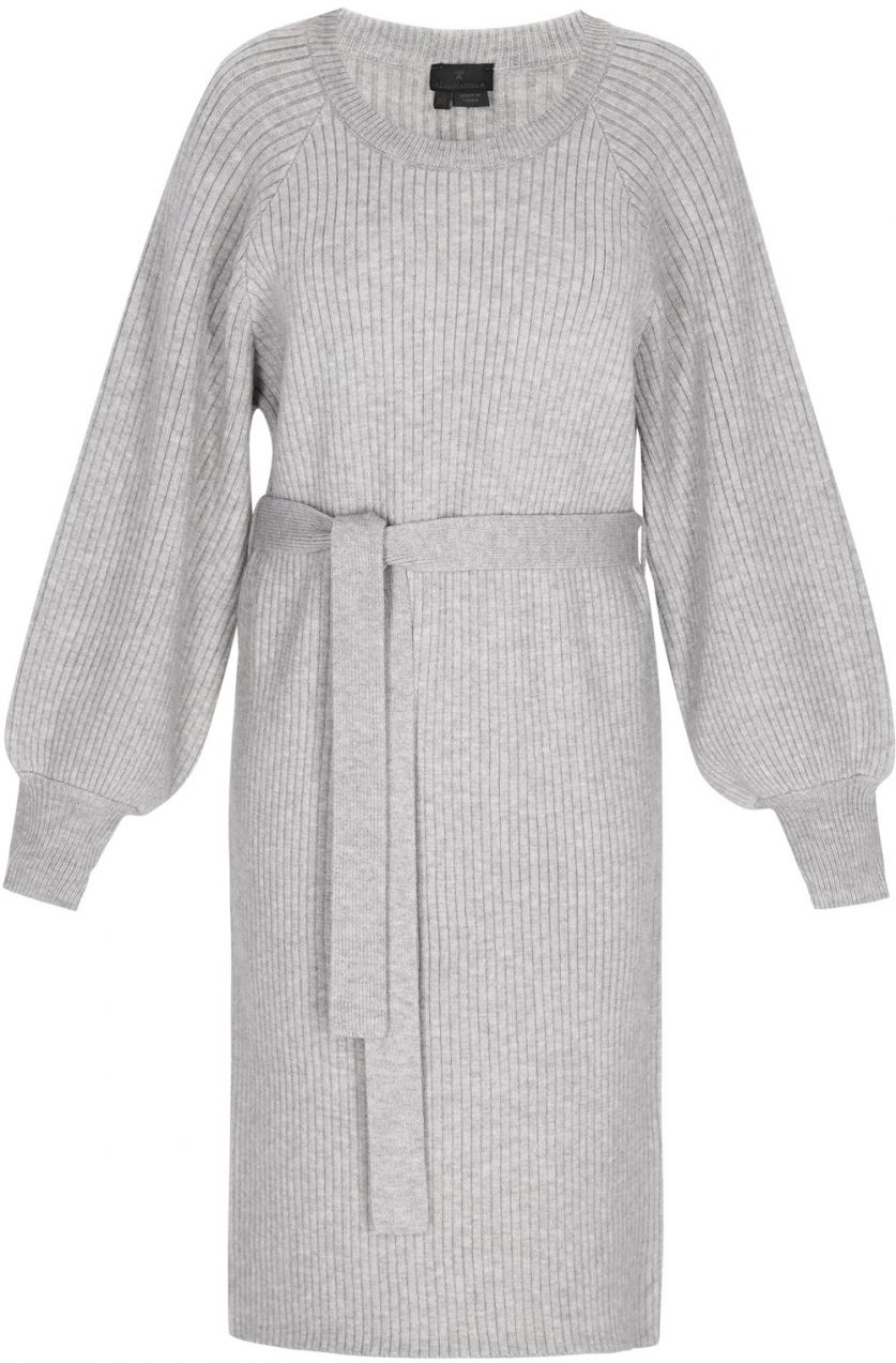 DreiMaster Klassik Pletené šaty  svetlosivá