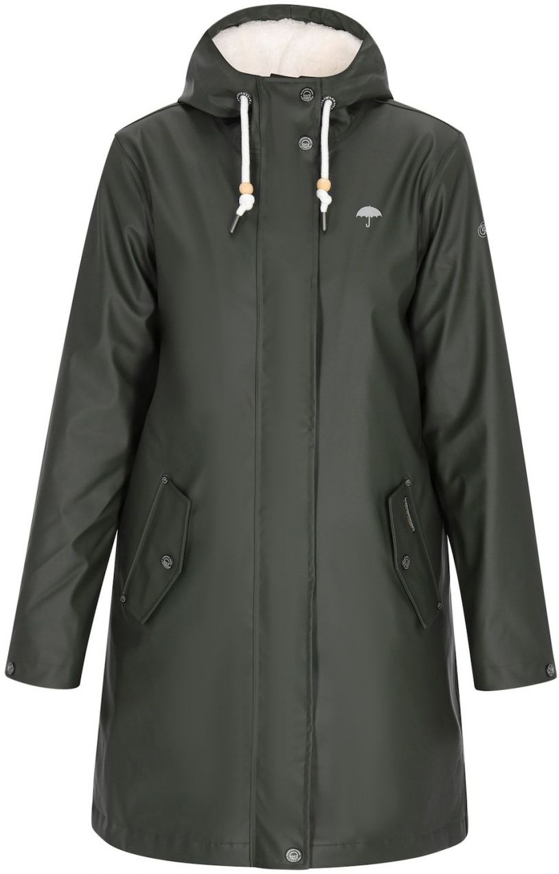 Schmuddelwedda Prechodný kabát  olivová