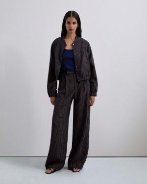 Scalpers Prechodná bunda 'Obom'  námornícka modrá / hnedá