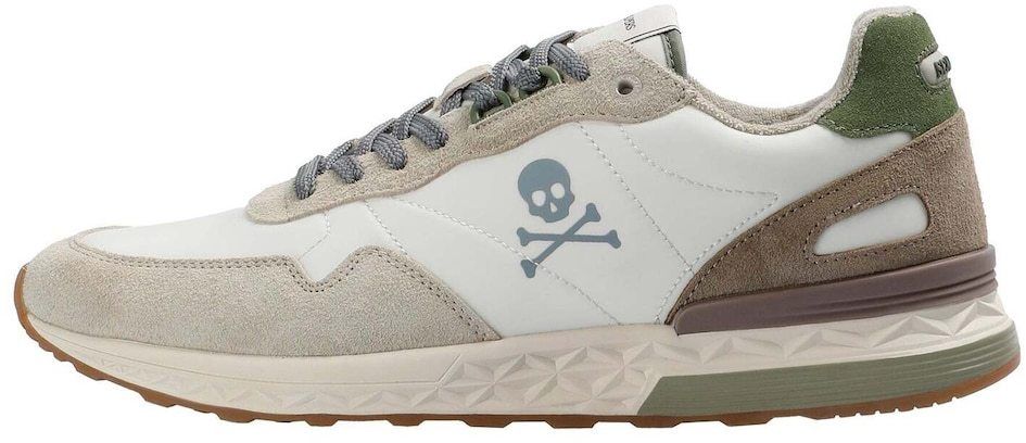 Scalpers Nízke tenisky 'Harry'  krémová / hnedá / zelená / biela