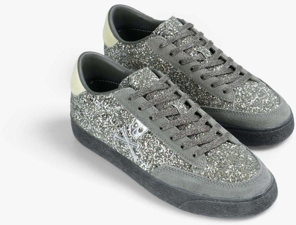 Scalpers Nízke tenisky  sivá / strieborná