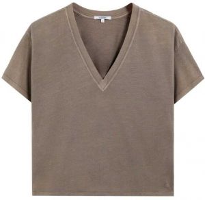 Scalpers Tričko ' Skullv'  tmavošedá