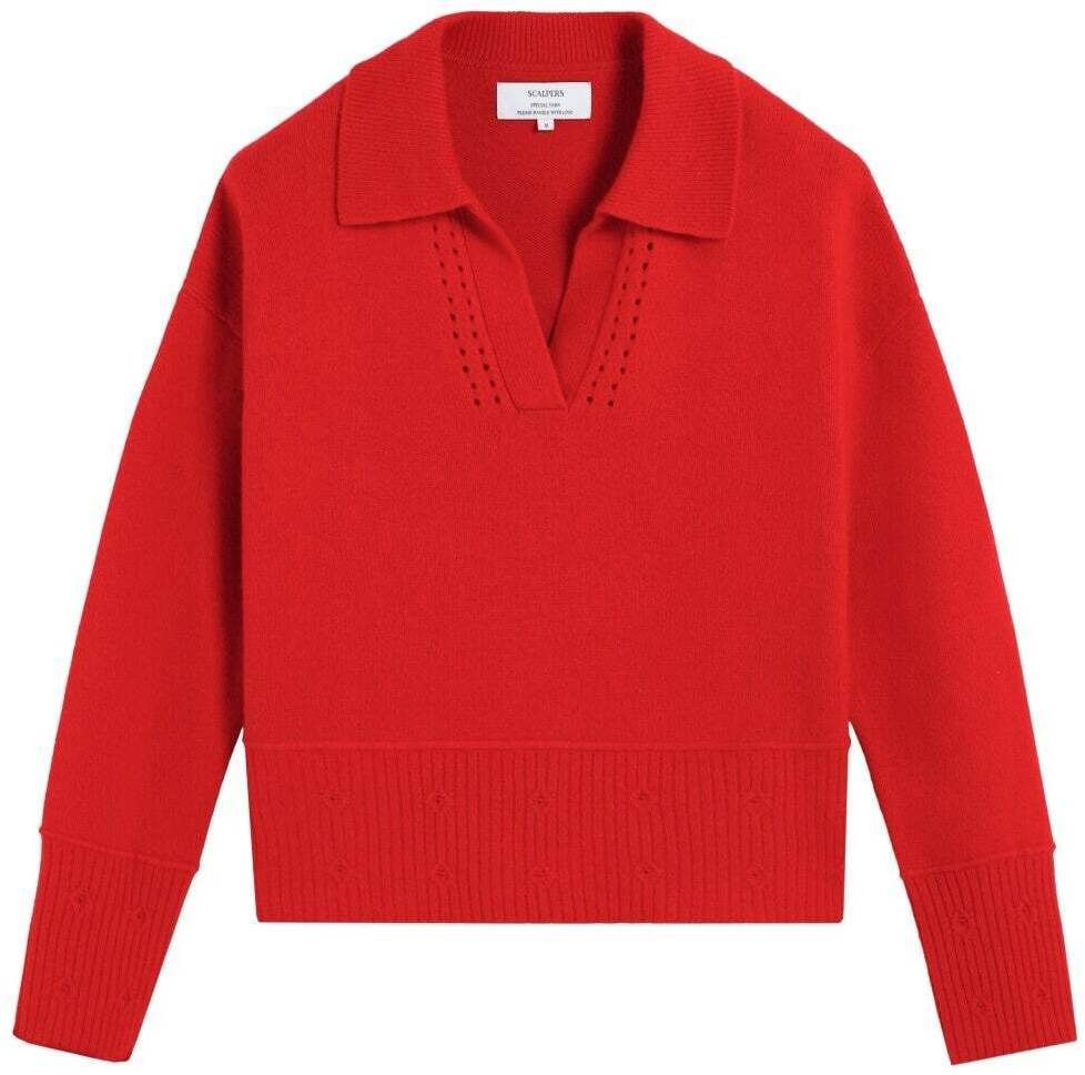 Scalpers Sveter 'Scmerhpolo'  červená