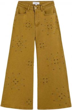 Scalpers Džínsy ' '  žltá / horčicová