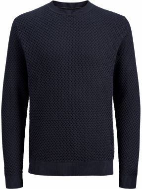 JACK & JONES Sveter 'BLUBARKLEY'  tmavomodrá