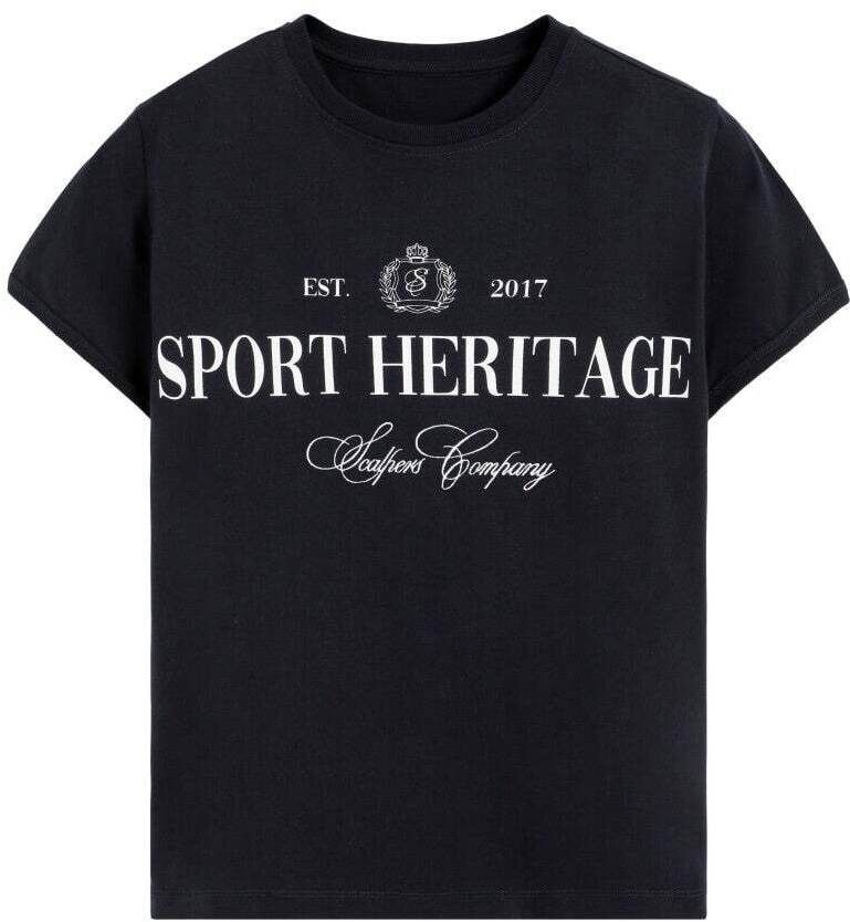 Scalpers Tričko  čierna / biela