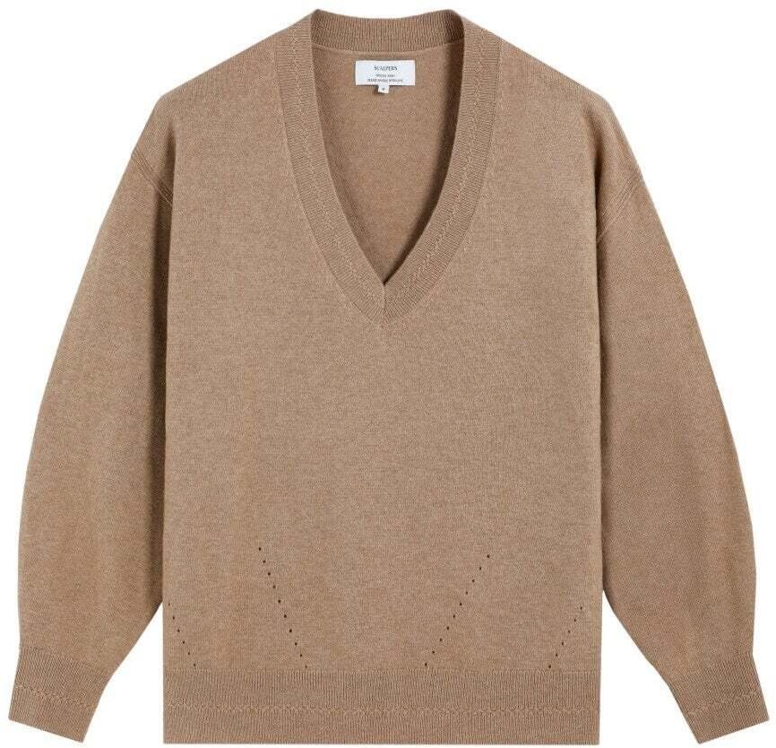 Scalpers Sveter 'Mer V'  piesková