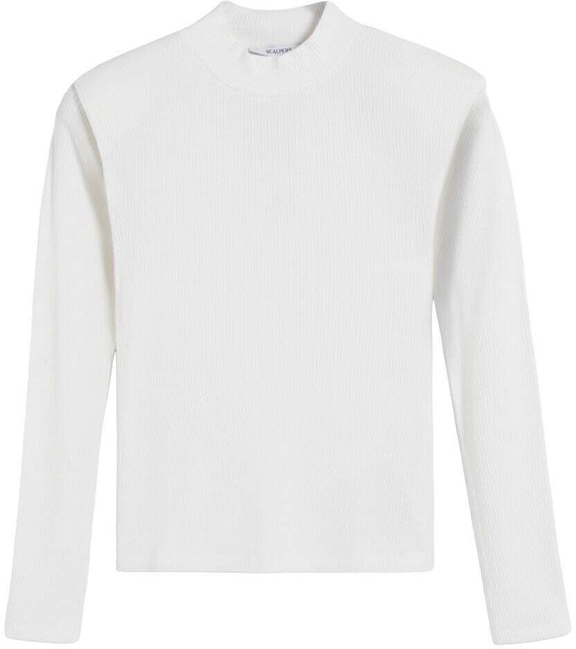 Scalpers Tričko  šedobiela