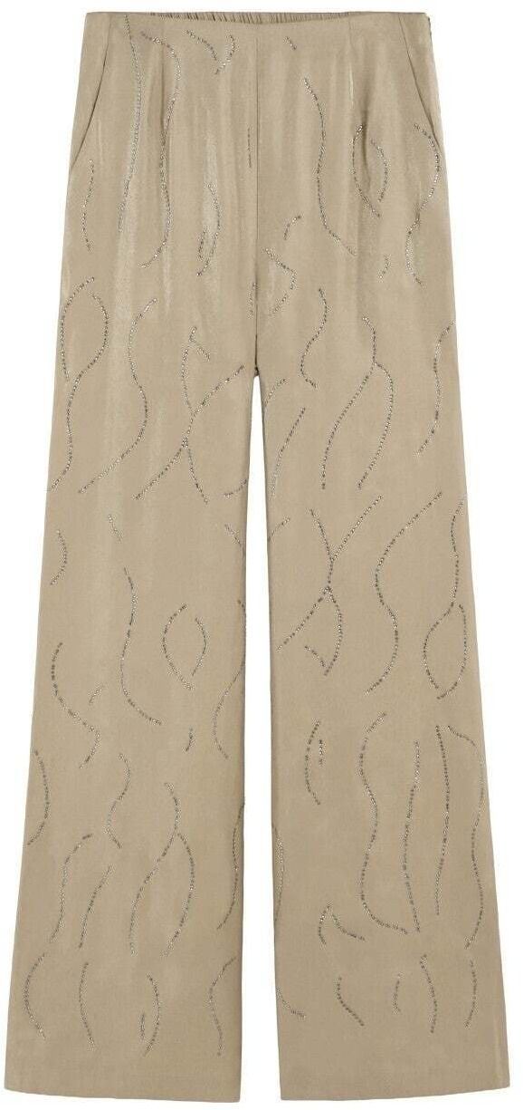 Scalpers Nohavice  svetlohnedá