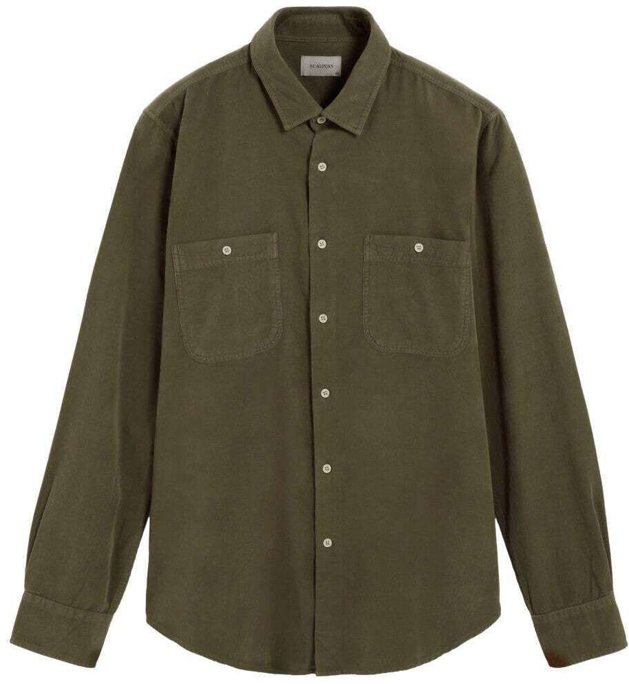 Scalpers Košeľa 'Saint'  tmavozelená