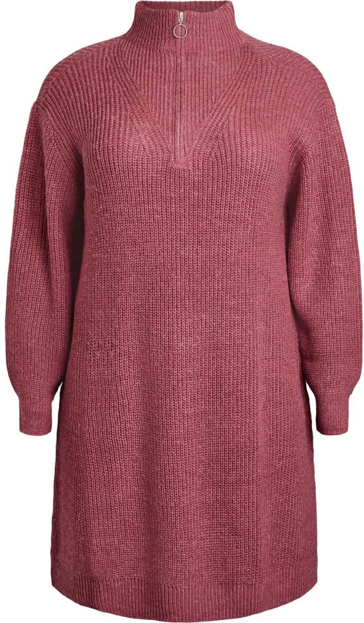 Zizzi Pletené šaty 'Fllola'  purpurová