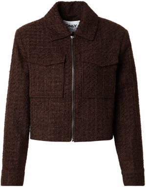 ONLY Prechodná bunda 'ONLSHONA'  čokoládová