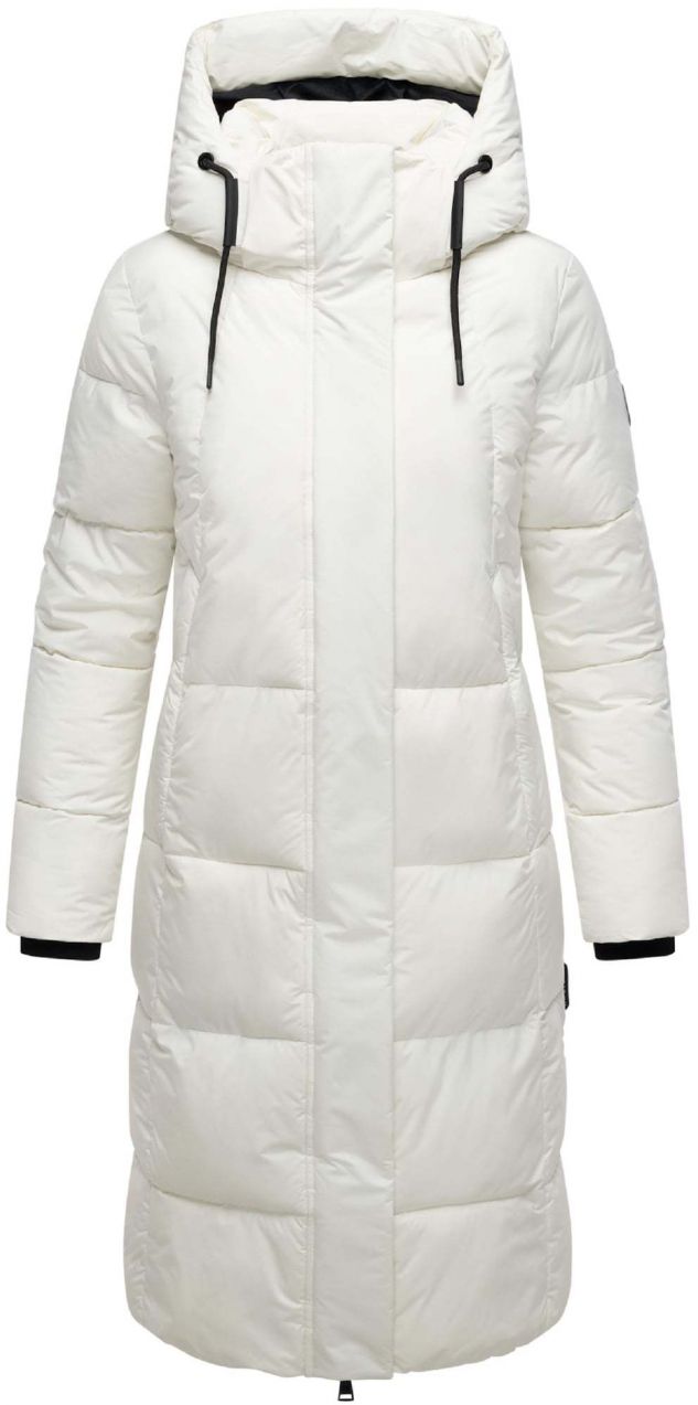 MARIKOO Zimný kabát 'Chumanii XVI'  šedobiela