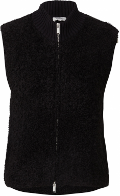 s.Oliver Pletená vesta  čierna