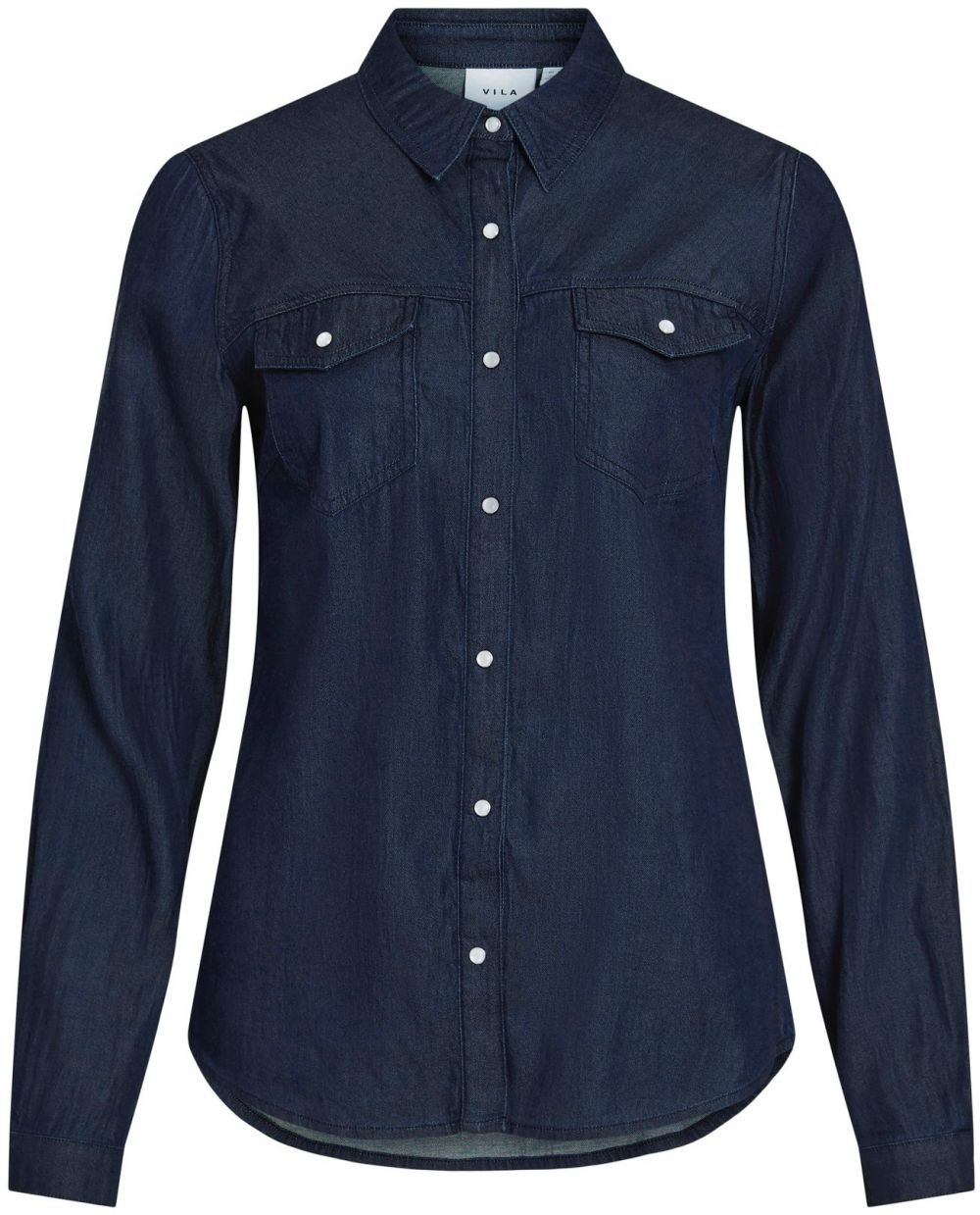VILA Blúzka 'VIBISTA'  tmavomodrá
