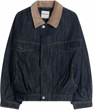 Bershka Prechodná bunda  námornícka modrá