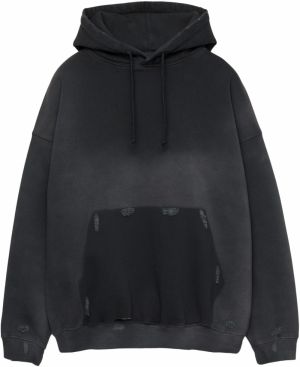 Pull&Bear Mikina  čierna