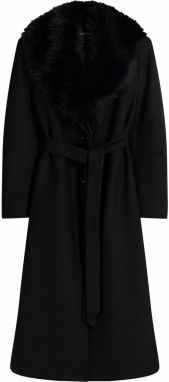 Bershka Zimný kabát 'BLOBER-H'  čierna