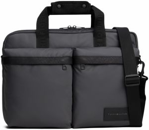 TOMMY HILFIGER Taška na notebook  antracitová