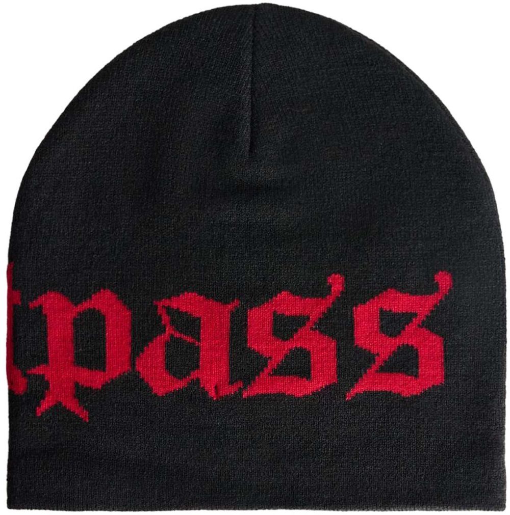 Bershka Čiapky 'FASTPASS'  červená / čierna