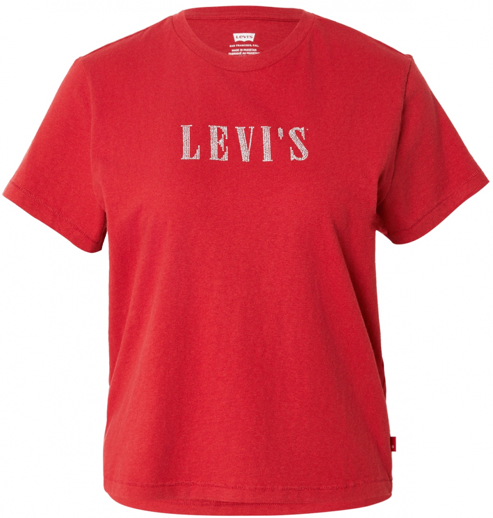 LEVI'S ® Tričko 'CLASSIC'  červená / priehľadná
