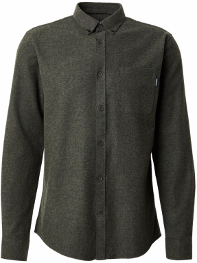 Lindbergh Košeľa 'Brushed'  olivová