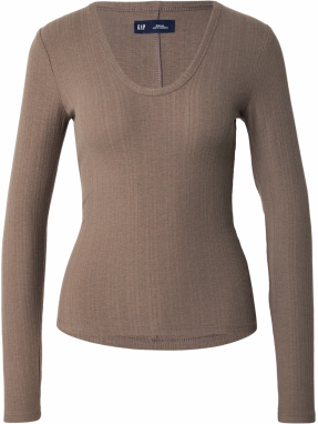 GAP Tričko 'LUXE MOD'  mokka