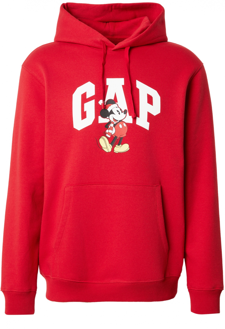 GAP Mikina 'DISNEY x GAP'  svetložltá / jasne červená / čierna / biela