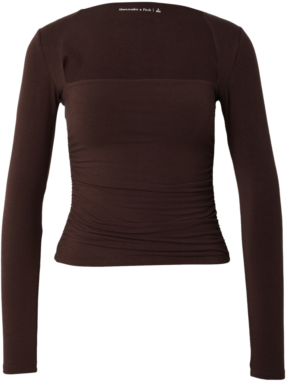 Abercrombie & Fitch Tričko  tmavohnedá