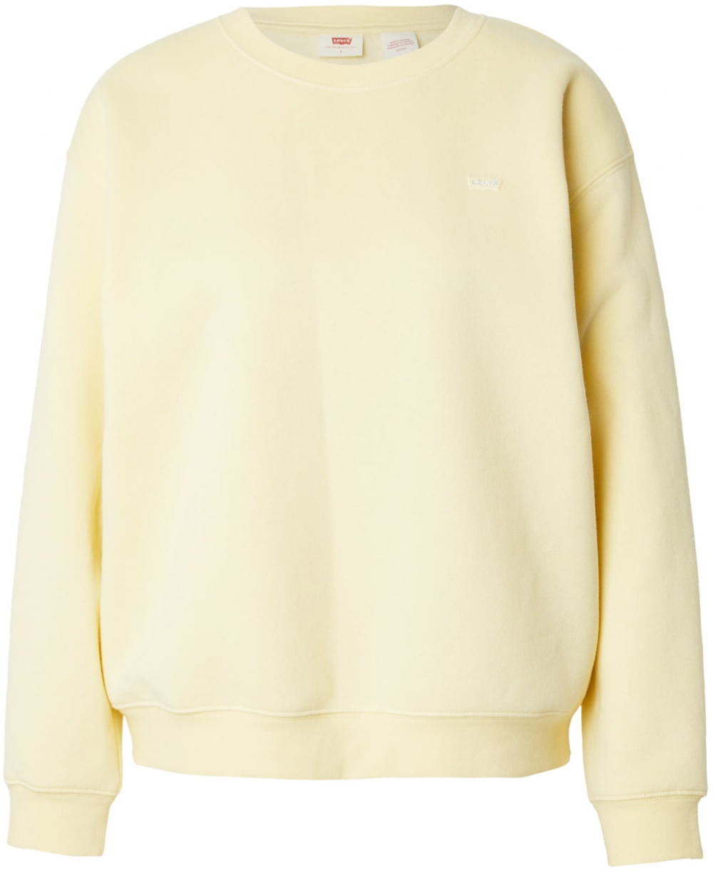 LEVI'S ® Mikina 'EVERYDAY'  svetložltá / biela