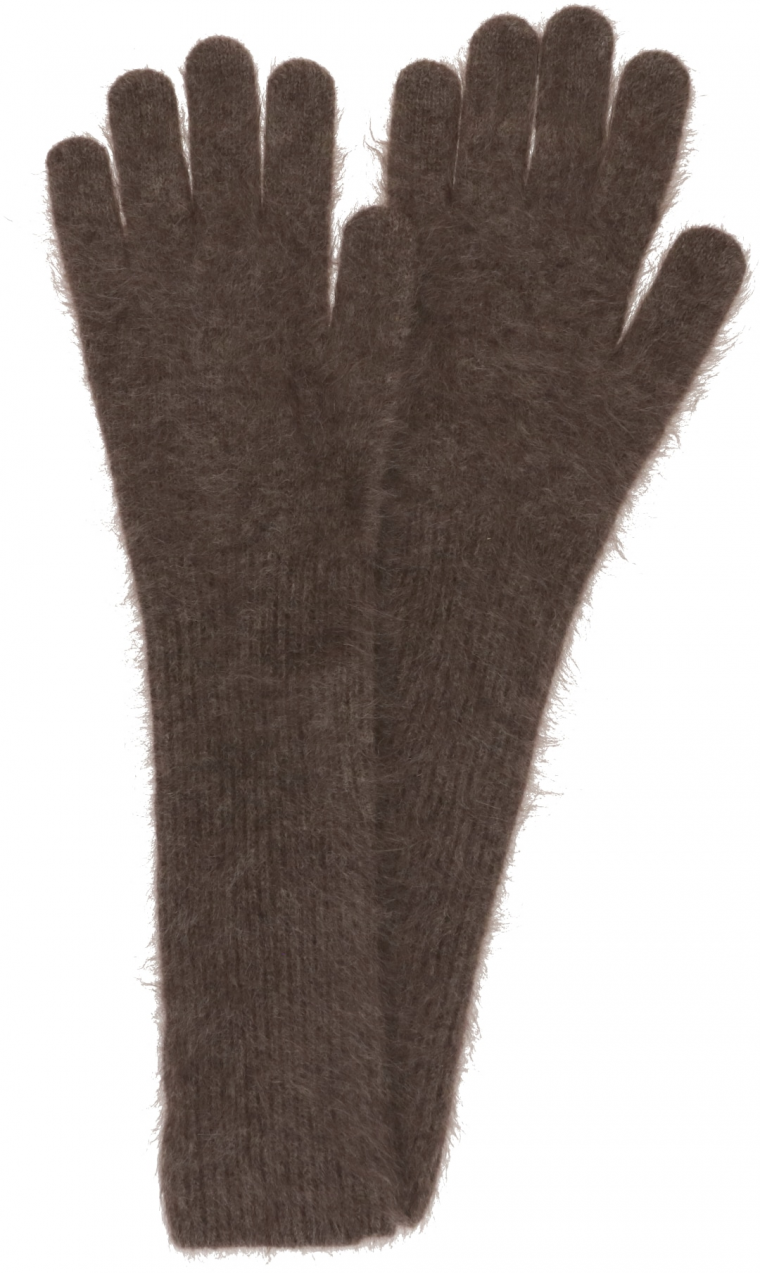 & Other Stories Prstové rukavice  čokoládová