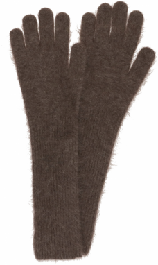 & Other Stories Prstové rukavice  čokoládová