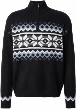 Only & Sons Sveter 'ONSCONRAD'  opálová / sivá / čierna / biela