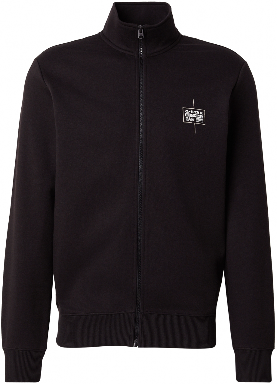 G-STAR Tepláková bunda  čierna / biela