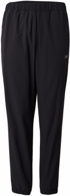 Reebok Športové nohavice 'DESMOND'  svetlosivá / čierna