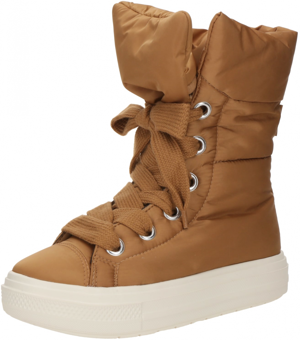 CONVERSE Šnurovacie členkové čižmy 'CTAS'  hnedá / čierna / biela