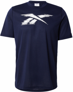 Reebok Funkčné tričko 'WESTY'  námornícka modrá / biela