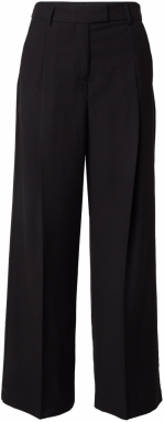 MSCH COPENHAGEN Plisované nohavice 'Machella'  čierna