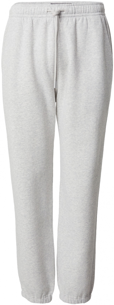 Abercrombie & Fitch Nohavice 'ESSENTIAL'  sivá melírovaná