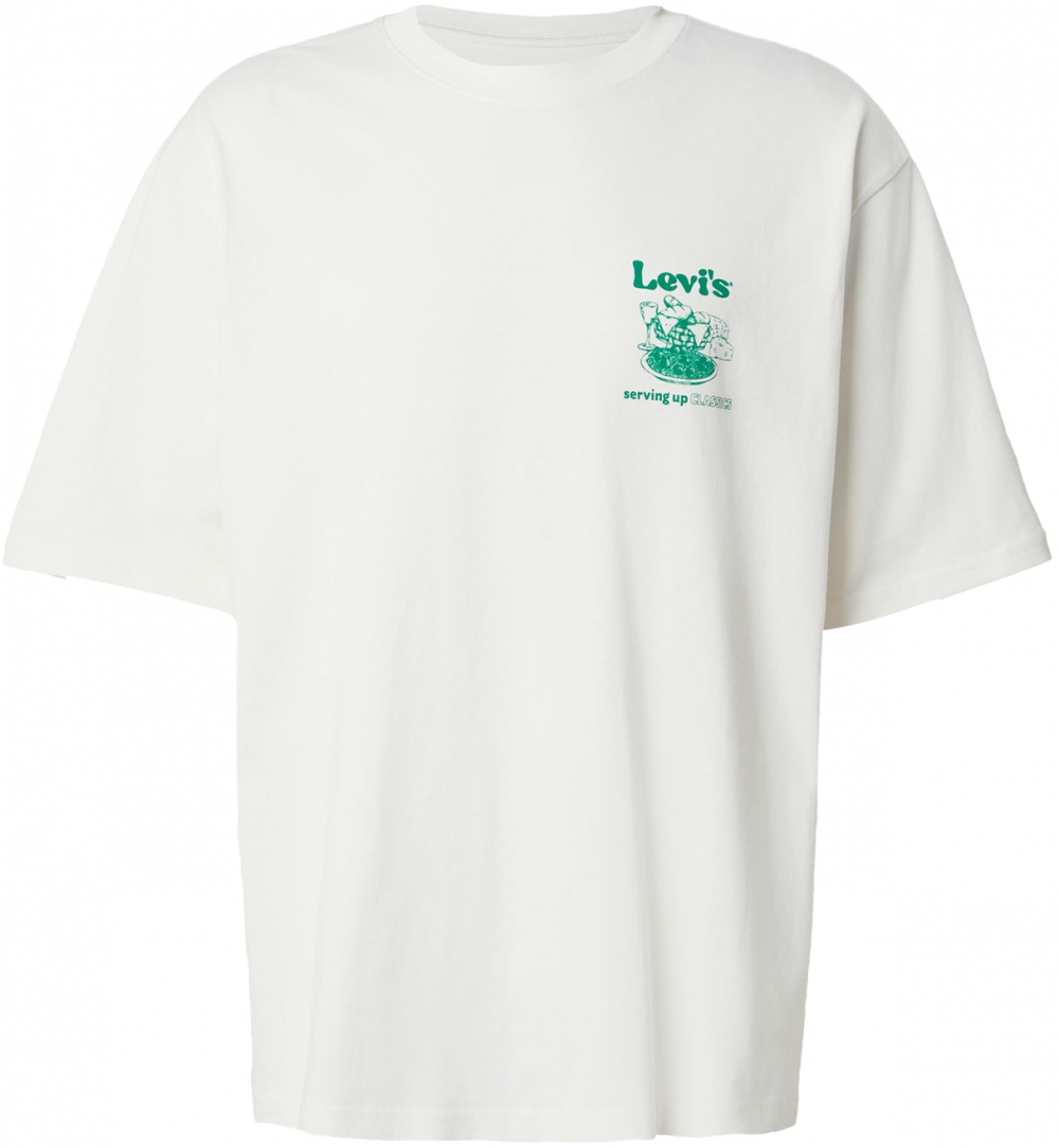LEVI'S ® Tričko  zelená / biela