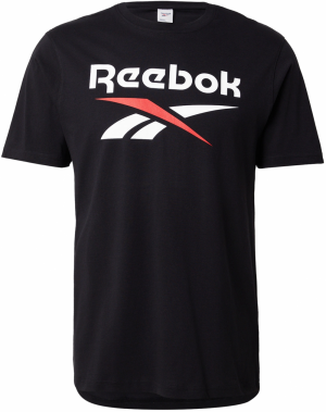 Reebok Funkčné tričko 'BRUNO'  červená / čierna / biela