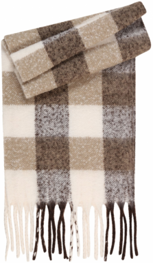 studioselect Šál  béžová / čierna / biela