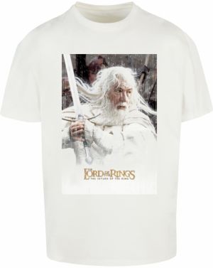 Merchcode Tričko 'Lord of the Rings - Gandalf'  zmiešané farby / biela