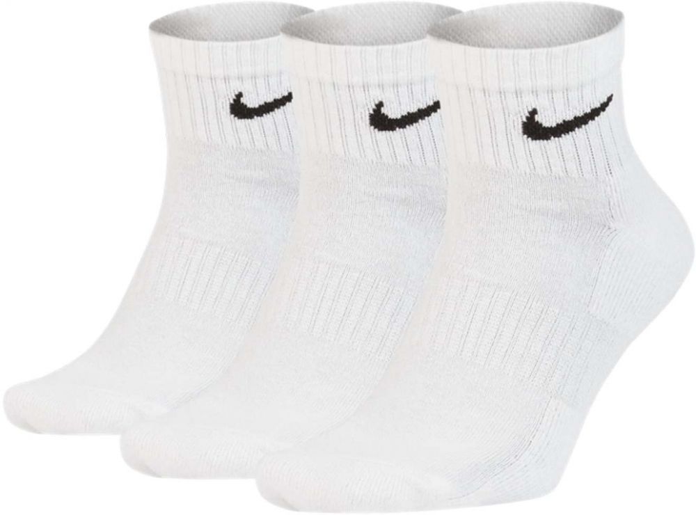 NIKE Ponožky 'Everyday cush'  čierna / biela
