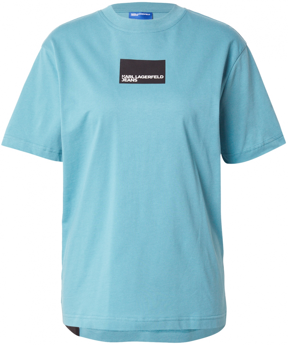 KARL LAGERFELD JEANS Tričko  čierna / biela