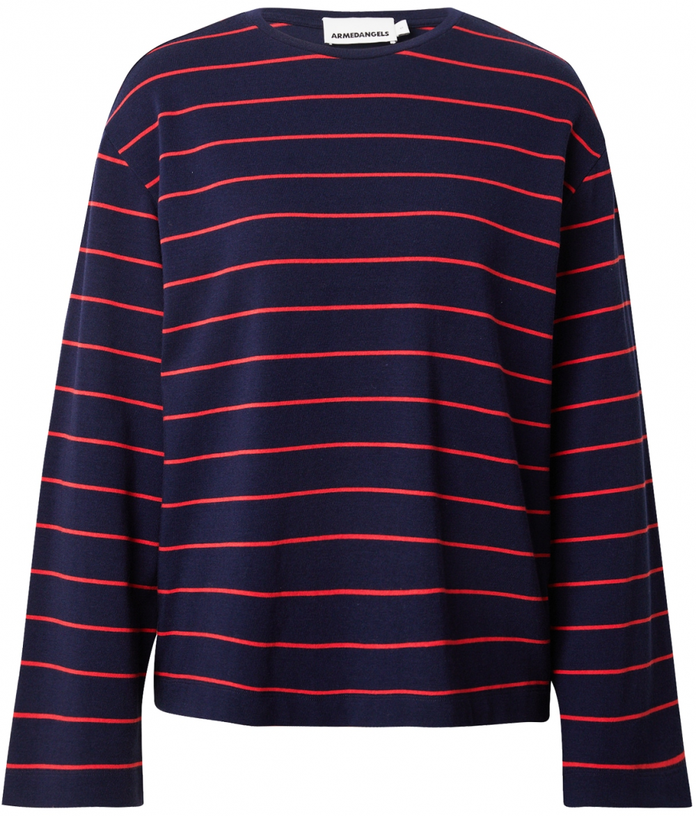 ARMEDANGELS Tričko 'MARYNAA'  námornícka modrá / lososová